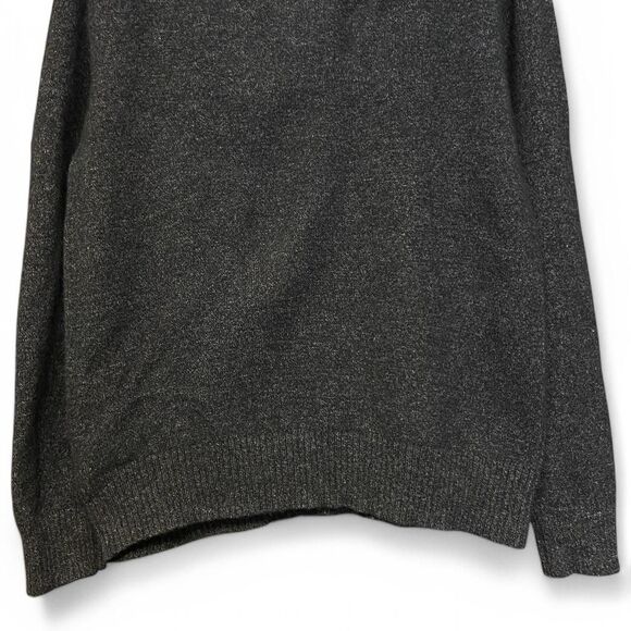J. Crew wool blend grey black sweater size L - Picture 4 of 5
